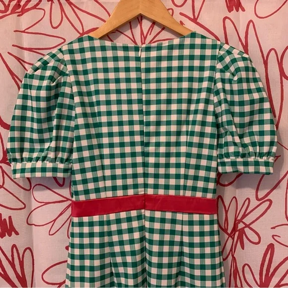 Retro Pin Up Wiggle Midi Dress - Picture 8 of 12